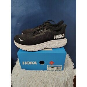 Hoka One One Arahi 7 Shoes Women's Size 7.5 Black White Running Stability